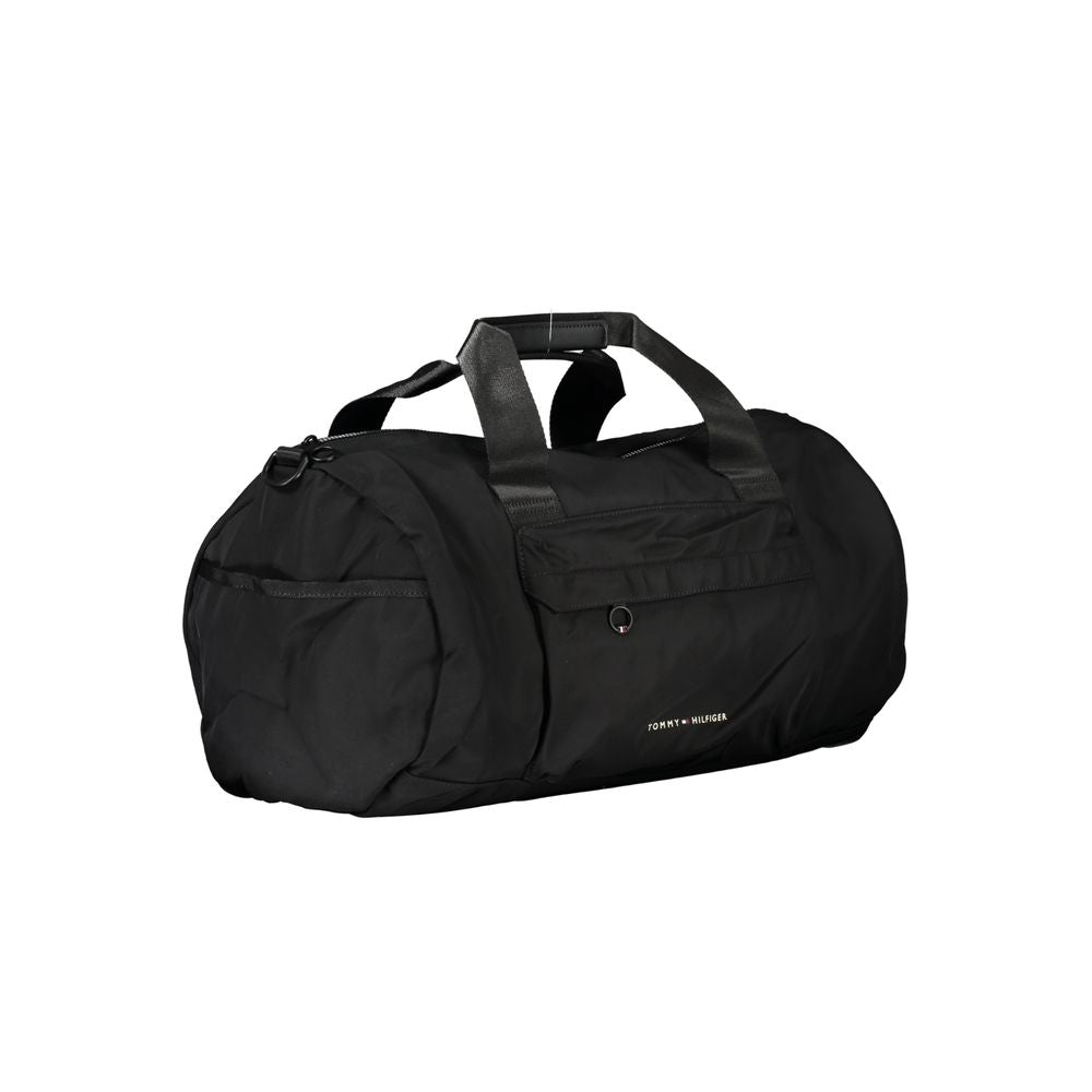Black Polyester Handbag