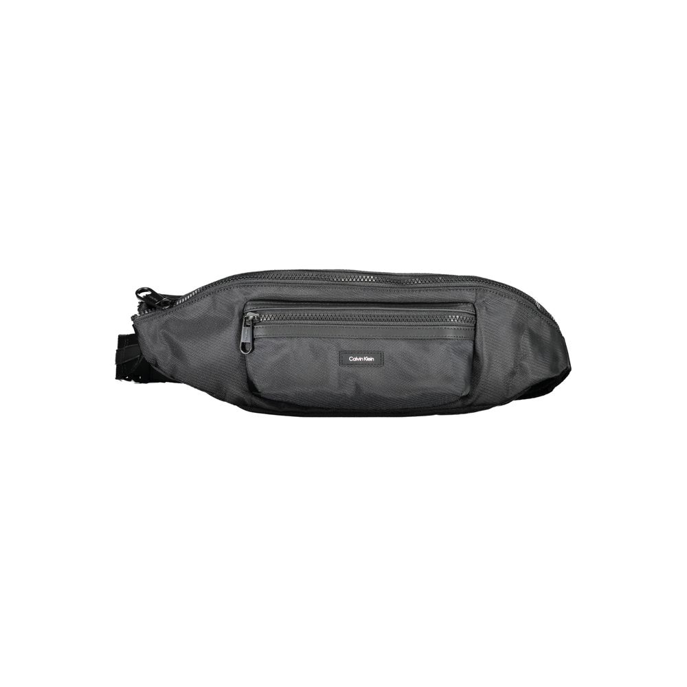 Black Polyester Handbag