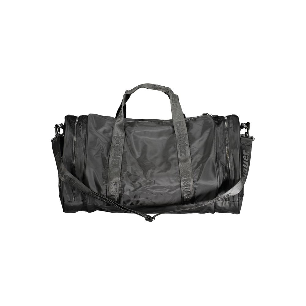 Black Polyester Handbag