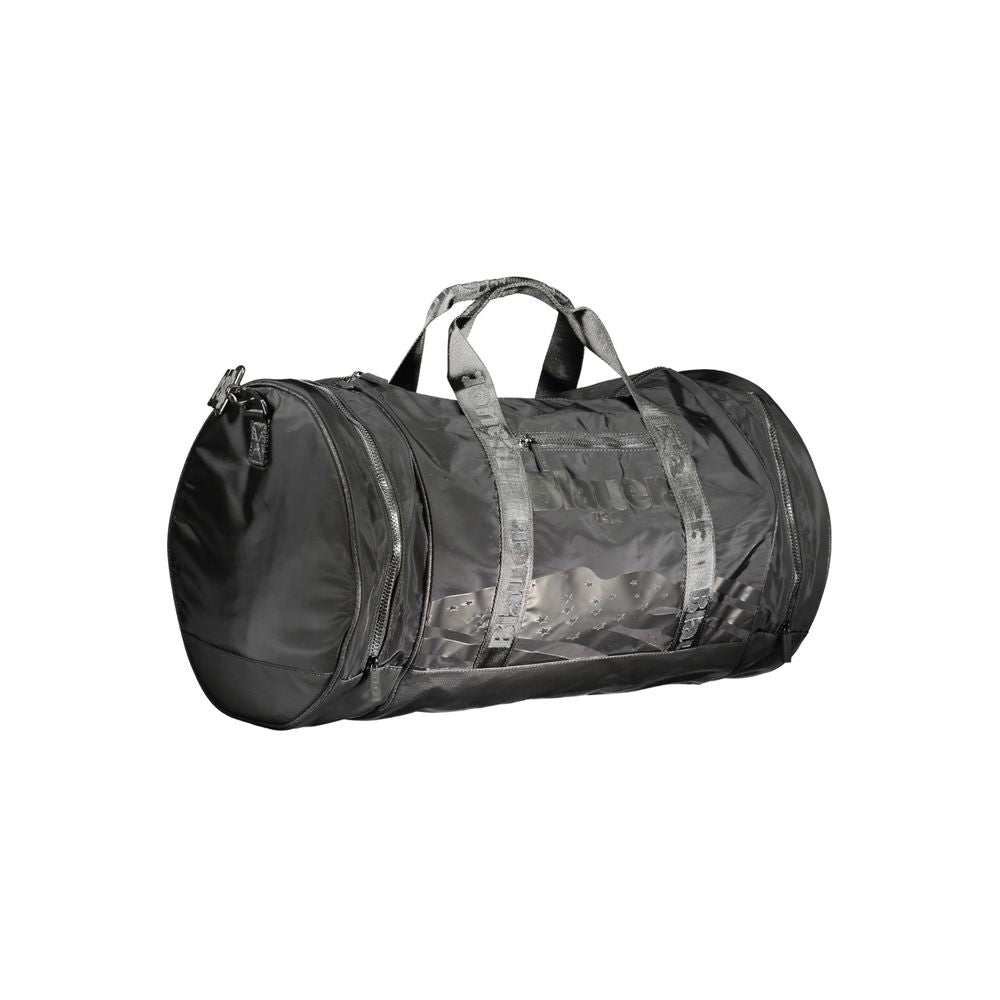 Black Polyester Handbag