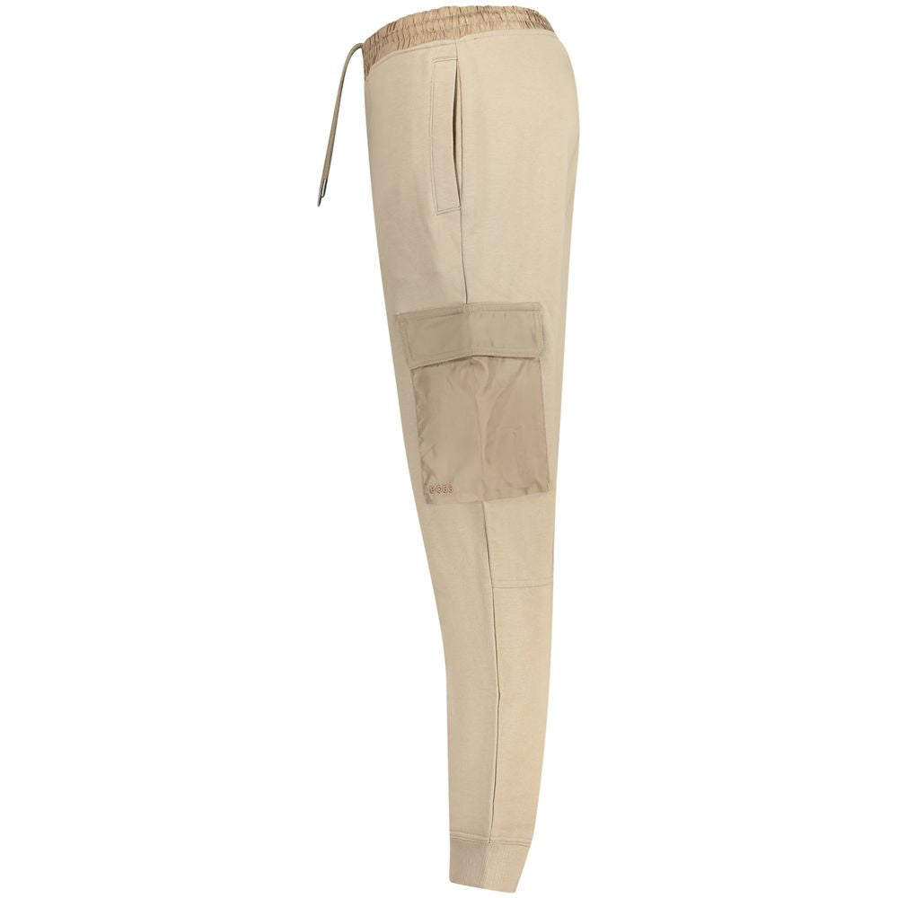 Beige Cotton Pant
